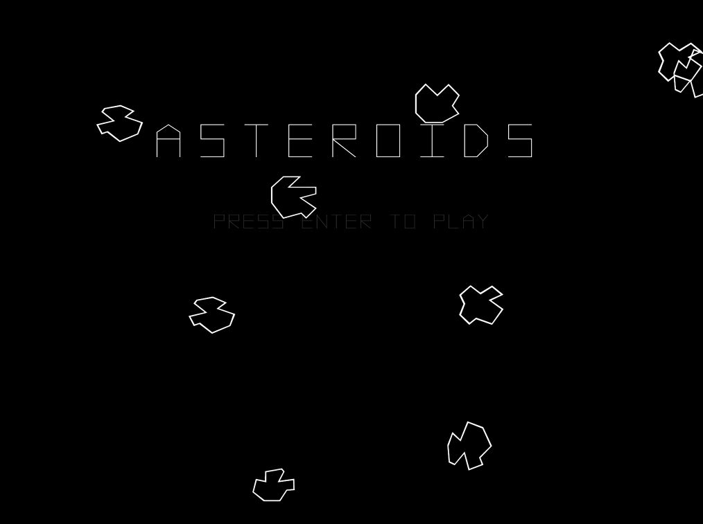 Asteroids Game Play