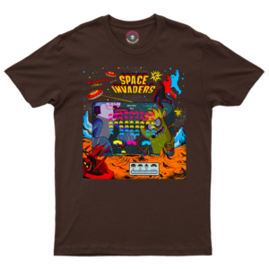 Space Invaders Mordecai and Rigby Tee